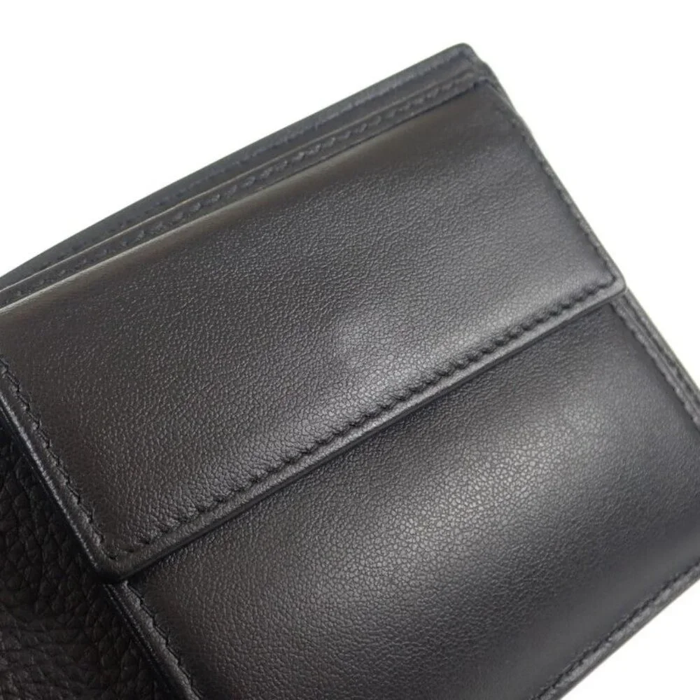 Christian Dior CD Icon Wallet 2 Cdi h00 N Bifold Wallet Grain Calf Leather - Picture 11 of 13